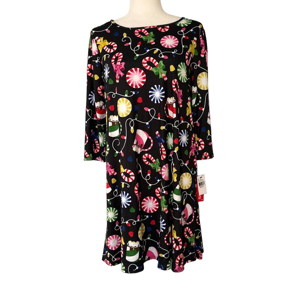 Christmas Tshirt Dress Women's Size Small